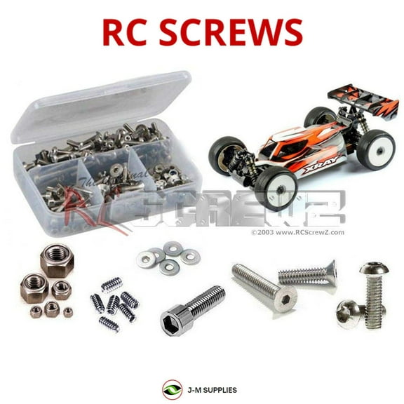 RCScrewZ Stainless Screw Kit xra080 for Team XRAY XB8e 2020 1/8th #350157 RC Car | SET
