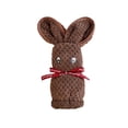 thumbnail image 3 of Tyidzon Easter Bunny Hand Towels, Premium Soft Towels for Bathroom, Rabbits Shaped Face Towels for Easter Gifts Wedding Baby Shower(Coffee, 14x30"), 3 of 3