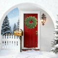 thumbnail image 2 of Corona de Navidad de Cedro Dushle 66 cm con Bayas Rojas para la Puerta, 2 of 9