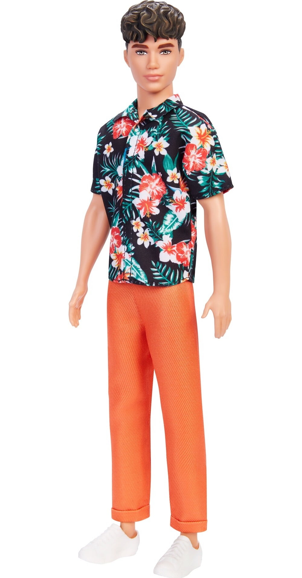 horizon Minister Kneden Barbie Ken Fashionistas Doll #184 with Brown Hair, Hawaiian Shirt and  Orange Pants - Walmart.com