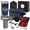 Blue Travel Bag w/ Best Dad Ever Tumbler, variant on Fairly Dunn Luxury Men's Gift Set with Massage Gun and 20oz Tumbler 7-Piece Birthday and Father's Day Gift
