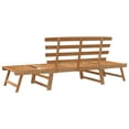 thumbnail image 4 of Patio Bench 2-in-1 74.8" Solid Acacia Wood, 4 of 9