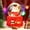 red, variant on Christmas Music Box, Rotating Santa House With Colorful Lights, Holiday Decor Gift, ABS Plastic Snow Globe, Festive Melodies, Tabletop Decoration For Women, Kids, Family