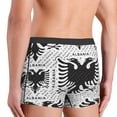 thumbnail image 6 of Sexy Albania Flag Stripe Boxers Shorts Panties Male Underpants Comfortable Albanian Patriotic Briefs Underwear, 6 of 7