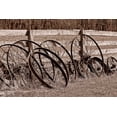 thumbnail image 2 of C. Thomas McNemar 44x31 Gallery Wrapped Canvas Wall Art Titled - Antique Wagon Wheels I, 2 of 4