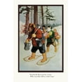 thumbnail image 2 of Culver, R.K. 13x18 Black Ornate Wood Framed with Double Matting Museum Art Print Titled - Teddy Roosevelts Bears: The Snow-Shoe Club, 2 of 4