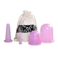 thumbnail image 1 of 1 juego de ventosas portátiles para salón de belleza, kit de mensajes para piernas y pecho con bolsa de almacenamiento Púrpura Zulema Masaje de ventosas, 1 of 7