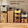 thumbnail image 2 of Stackable Sealed Jar for Kitchen-Large Grain Storage Organizer, 2 of 5