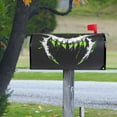 thumbnail image 6 of WOBOGO Green Fangs Mailbox Cover Magnetic for Garden Yard Home Decor Standard Size 25.4×20.78in, 6 of 9