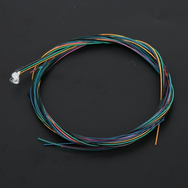Full Tone Colored Nylon Classic Guitar Strings Colored Coated Copper Alloy Winding Strings for Classical Guitars Suit for All Sizes of Classical Guitars