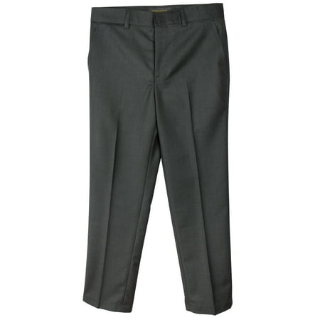 Spring Notion Boys' Flat Front Dress Pants (Best Flat Front Dress Pants)