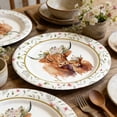 thumbnail image 6 of BingTong Highlands Cow Disposable Paper Plates Vintage Floral Dinner Plates,Sturdy Farmhouse Theme Party Supplies For Birthday Celebration,Rustic Decor Plates 9In, 6 of 6