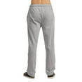 thumbnail image 2 of Men's Open Bottom Terry Sweatpants, Elastic Drawstring Waistband, H.Grey L, 2 of 4
