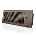 thumbnail image 1 of AC Infinity AIRTAP T4, Quiet Register Booster Fan with Thermostat Control. Heating Cooling AC Vent. Fits 4” x 12” Register Holes., 1 of 1