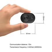 Wireless Bluetooth Selfie Remote Shutter Controller Button for Phone Cameras with Multi-Function Control for Videos, Apps, and Games