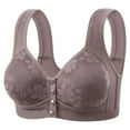 thumbnail image 1 of DPTALR Woman's Lace Thin Style Ventilate Front Buckle Bra Without Steel Rim, 1 of 5