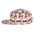 thumbnail image 3 of Fotbe Leopard Print Flat Bill Visor Cap Classic Snapback Hat Polyester Foam Trucker Hat Trucker Cap Adjustable Baseball Cap, 3 of 9
