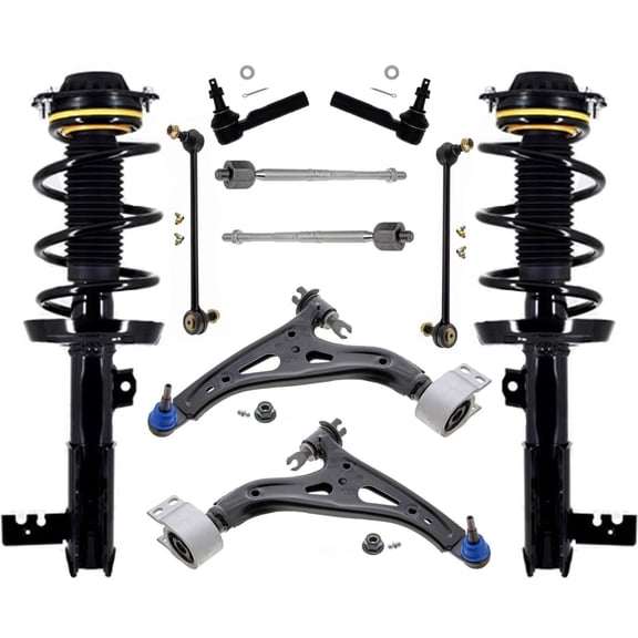 Front Struts Control Arms Links TIe Rods For Equinox 2018-21 All Wheel Drive