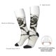 thumbnail image 4 of Balery Black And White Rose Calcetines novedosos Calcetines deportivos Calcetines hasta la rodilla Calcetines de algodón Calcetines originales y geniales, 4 of 6