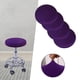 thumbnail image 3 of Cojín de taburete de bar de 2 piezas, redondo, fundas de asiento púrpura Zulema Cubiertas para taburetes de bar, 3 of 8