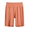thumbnail image 2 of Bixock Women Pajamas Shorts Loungewear Shorts Sleep Shorts Elastic High Waist Soft Stretchy Daily Indoor Homewear Sleepwear Base Layer Trousers Women Clothings, 2 of 5