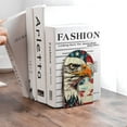 thumbnail image 6 of Naloa Retro American Eagle Wood Non-Skid Bookend for Shelves,Book Ends for Heavy Books, Book Stand for CDs,1 Pair, 6 of 7
