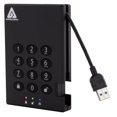 thumbnail image 1 of Disco duro externo portátil Apricorn Aegis Padlock 500GB, 1 of 5