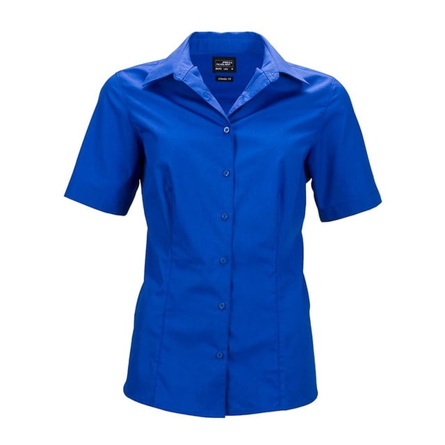 James and Nicholson - Camisa modelo Business para mujer señora (Azul Real)