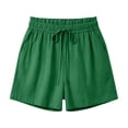 thumbnail image 6 of Womens Shorts Summer Casual Loose Elastic Waist Drawstring Comfy Lightweight Beach Shorts with Pockets, 6 of 8