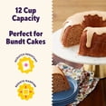 thumbnail image 6 of Wilton Premium 6" Non-Stick Steel Bundt Cake Fluted Tube Baking Pan, Packaging May Vary, 6 of 16