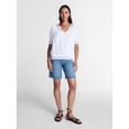 thumbnail image 3 of Time and Tru Women's Embroidered Peasant Top, Sizes XS-XXXL, 3 of 6