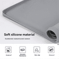 thumbnail image 2 of Refrigerator Floor Protector,Mini Fridge Silicone Mat,Fridge Under Mat,Laundry Guard for Washer & Dryer,Drip Tray Gray, 2 of 5