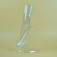 thumbnail image 1 of ZHONGJIUYUAN 1 Set Unisex Transparent Feet Mannequin Plastic Stand Socks Display Torso Hollow, 1 of 4