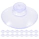 thumbnail image 1 of GOOHOCHY 100 ventosas anticolisión para ventanas de vidrio, de PVC, pequeñas, para mesas de vidrio., 1 of 7