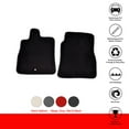 thumbnail image 2 of Ikon Motorsports Compatible with 06-12 Mitsubishi Eclipse OE Factory Style Black Nylon Carpet Car Floor Mats 2pcs 2006 2007 2008 2009 2010 2011 2012, 2 of 5