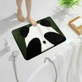 thumbnail image 5 of AuroraX Bathroom Rugs,Non Slip Absorbent Cute Washable Black Bathroom Rug for Tub Bathroom Home Decor Mid-Century, 5 of 6
