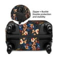 thumbnail image 4 of Lsque Orchids Flowers Printed Luggage Cover, Travel Luggage Protector,Scratch and Dirt Resistant, Fits 18-32 Inch Luggage - Small, 4 of 9