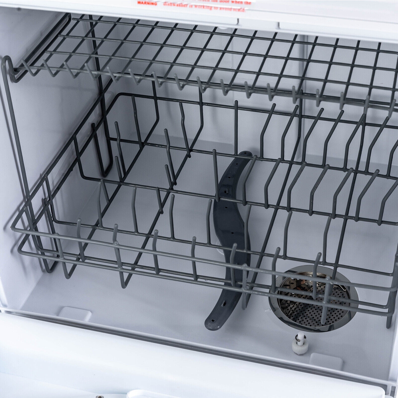 MONIPA Portable Air-Dry Dishwasher with 7L Built-in Water Tank 360° Dual Spray for RV