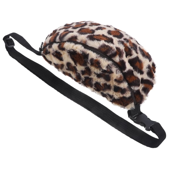 COSMOBETTY 1Pc Fanny Pack Leopard Print Sling Bag For Women With Adjustable Waistband And Crossbody Strap For Hiking
