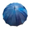 thumbnail image 2 of Paraguas Manual Importadora La Merced Doble Tela Resistente azul/gris, 2 of 3