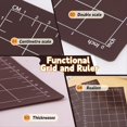 thumbnail image 3 of 3Pcs Magnetic Shim with Card Size Grids Black Magnetic Cutting Pads Reusable Embossing Machine Pads Die Cutting Machine, 3 of 6