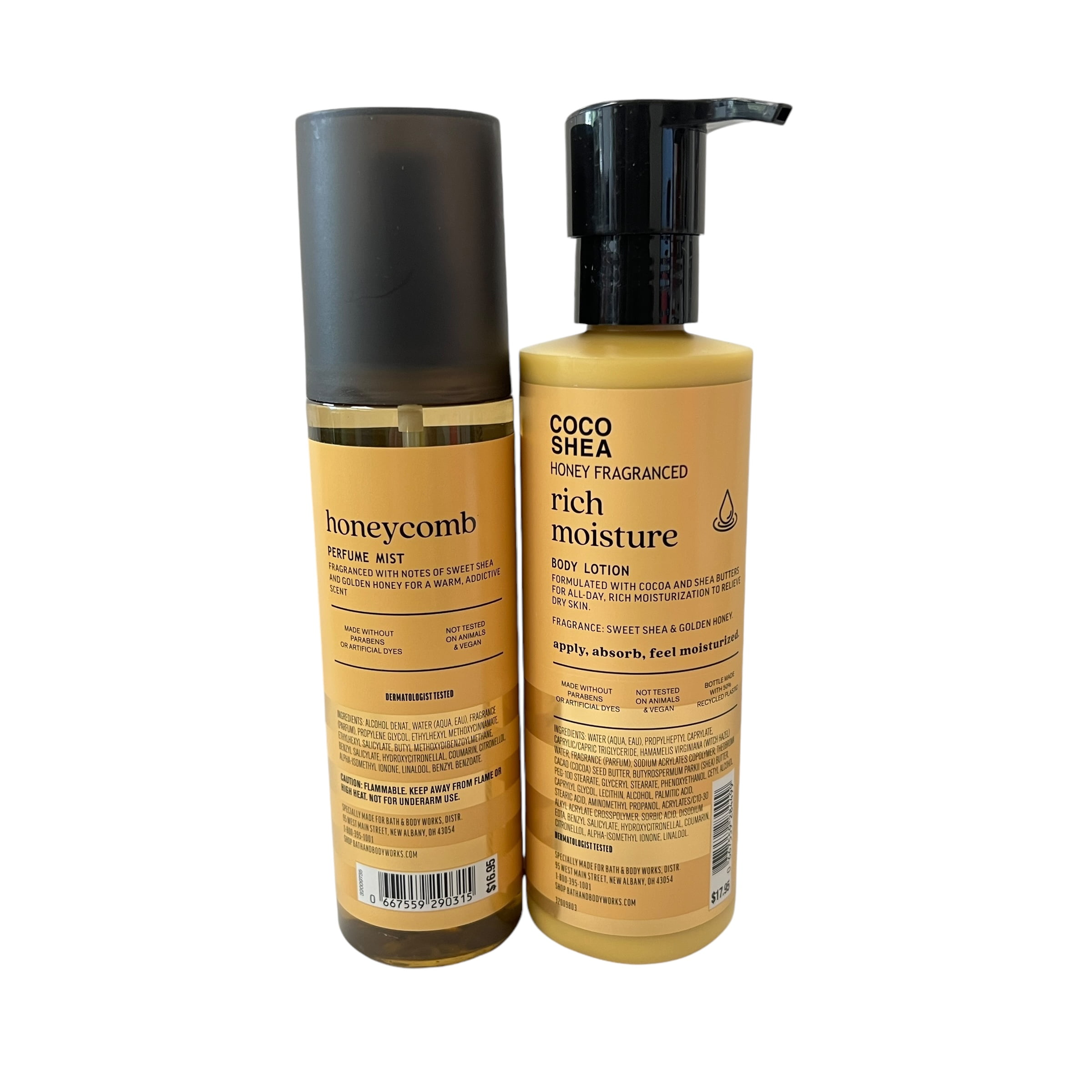 Bath & Body Works Coco Shea Honey Fragranced Perfume Mist & Lotion