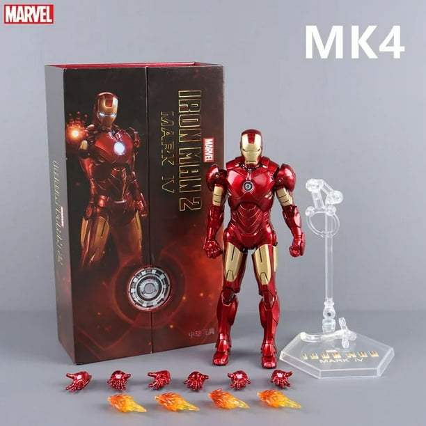 Figura de acción de Iron Man de ZD Toys, articulada y móvil, MK1, MK3, MK6, MK7, MK42, MK45, MK50, MK85, MK17, MK33, MK39, colección para adultos, regalo.