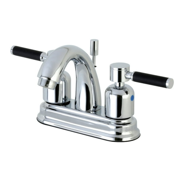 Kingston Brass FB5611DKL 4 in. Centerset Bathroom Faucet, Polished Chrome