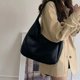 thumbnail image 5 of Bolso de cuero para mujer, bolso de mano Retro de gran capacidad, bolso de moda para Otoño e Invierno, 5 of 7
