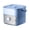 Blue, variant on 48 Cube Ice Maker with Easy Press Lid, Double-Deck Portable Ice Cube Tray, Ice Cube Mold Maker Container Box for Freezer Includes Lid Bin Tongs for DIY Whiskey Cocktail Coffee Beverages