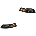 thumbnail image 1 of Par de Faros TYC Mustang 1999 A 2004 Fondo Negro, 1 of 4