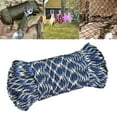 thumbnail image 3 of Cuerda de paracaídas hebras de 650lb, (31 metros), cuerda multiusos de 4mm para viaje de Camping, cuerda de fijación de tienda, equipo Camuflaje marino, 3 of 9