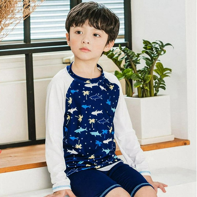 boys long sleeve swim top