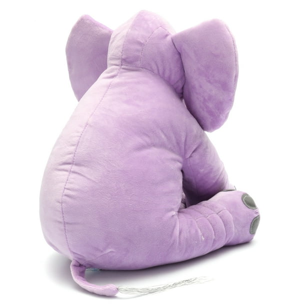 Peluche animal coussin enfant bébé coussin doux pour dormir jouet mignon  éléphant coton